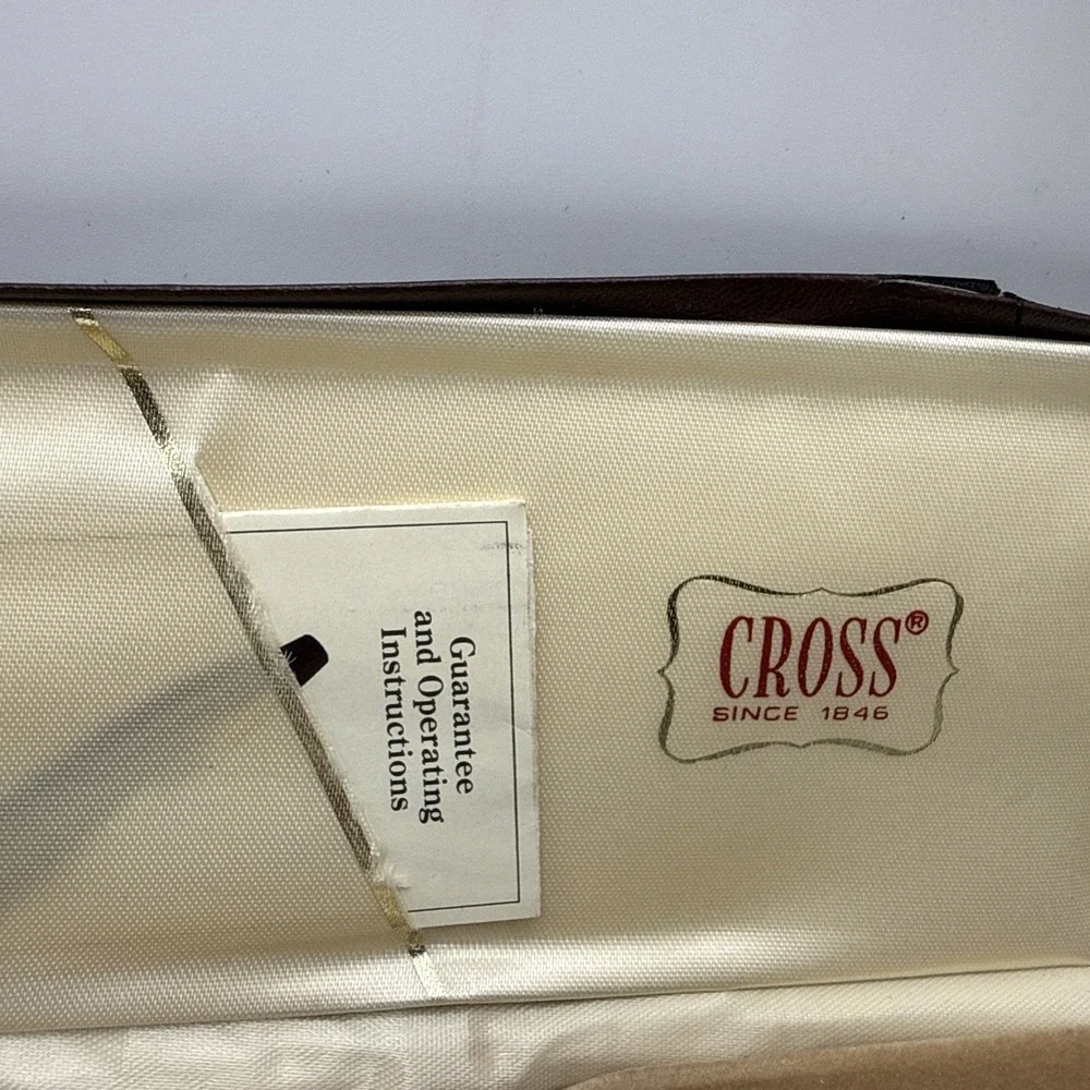 Cross Vintage 10K Gold Filled Pen & Pencil‎ Set w/original Case & Paperwork